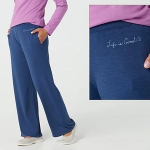 Life is Good pants dark blue